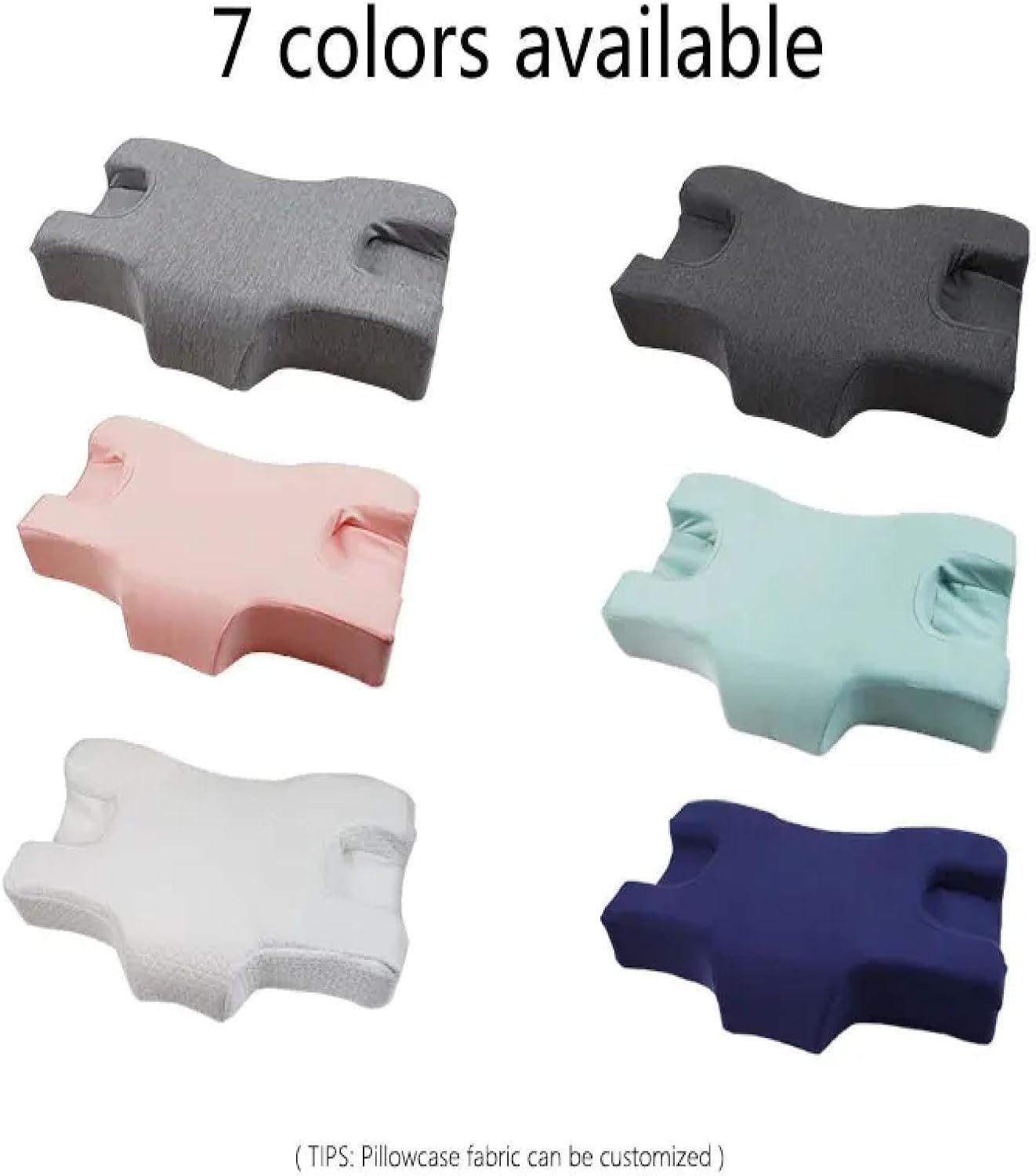 Morbido Cuscino per Dormire Memory Foam Prevenzione delle Rughe Cuscino di Bellezza Cuscino Antirughe, H, 62x38x10cm