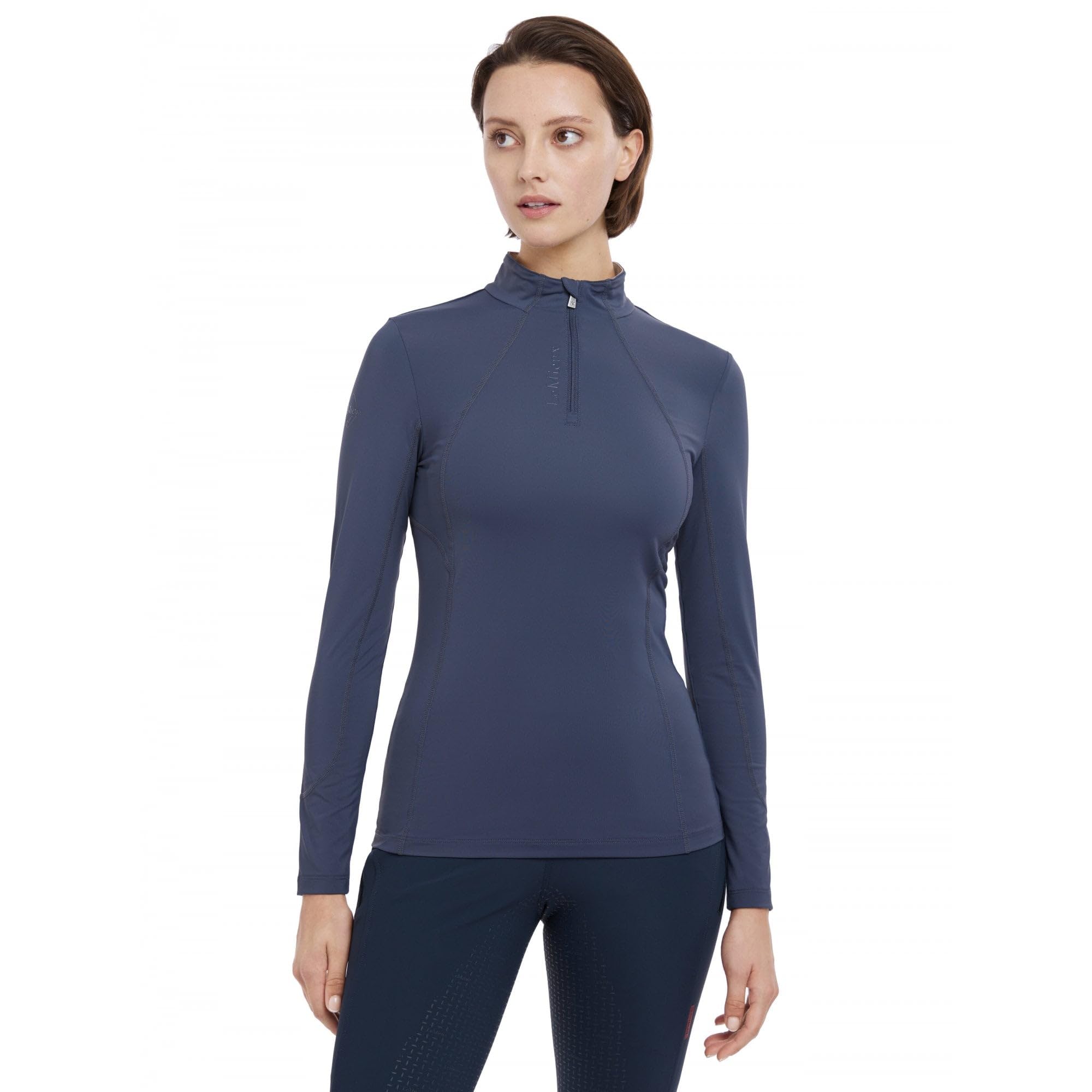 LeMieux My Womens Base Layer - For Horse Riding Clothing (Dusk Blue, 12)