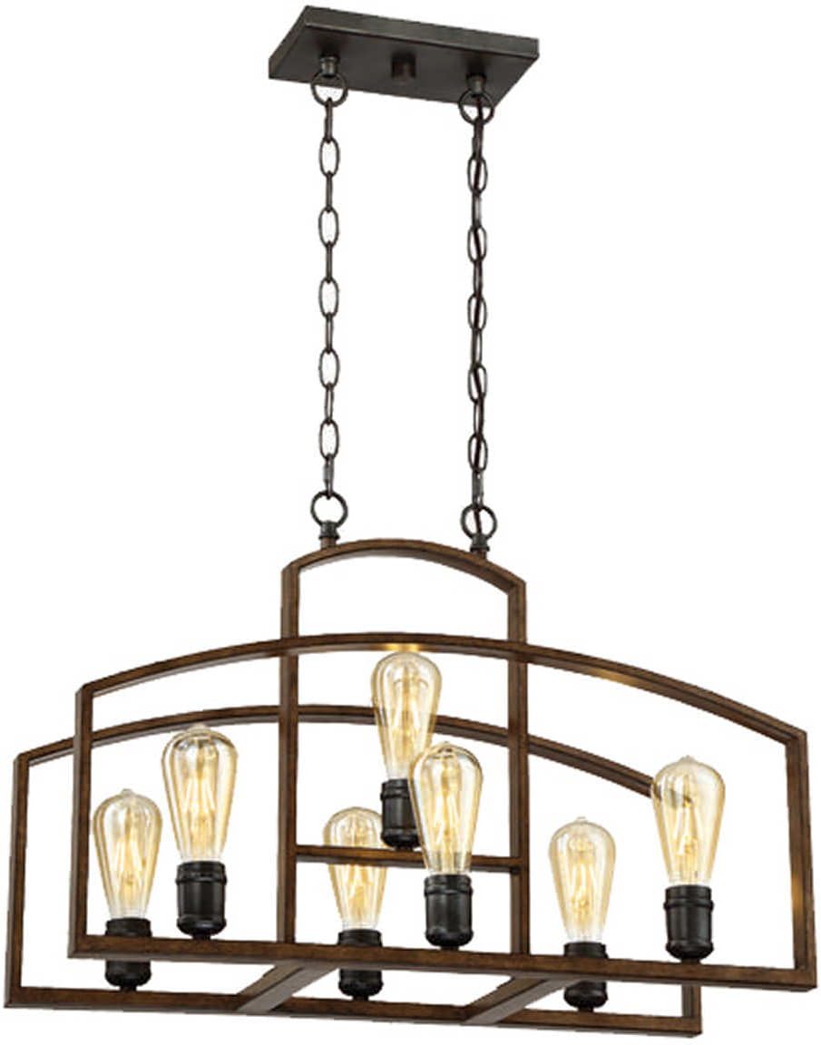 Design Solutions International 7 Edison Light LED Chandelier