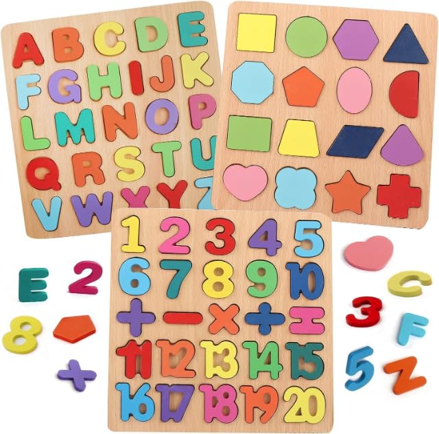 Junior Turtle Wooden 3D Blocks of Alphabets(ABC), Shapes, Numbers Puzzle (Set of 3 Toys) for Early Brain Development for Kids. (ABC) (B0DHLV4DPW) Amazon Price History, Amazon Price Tracker