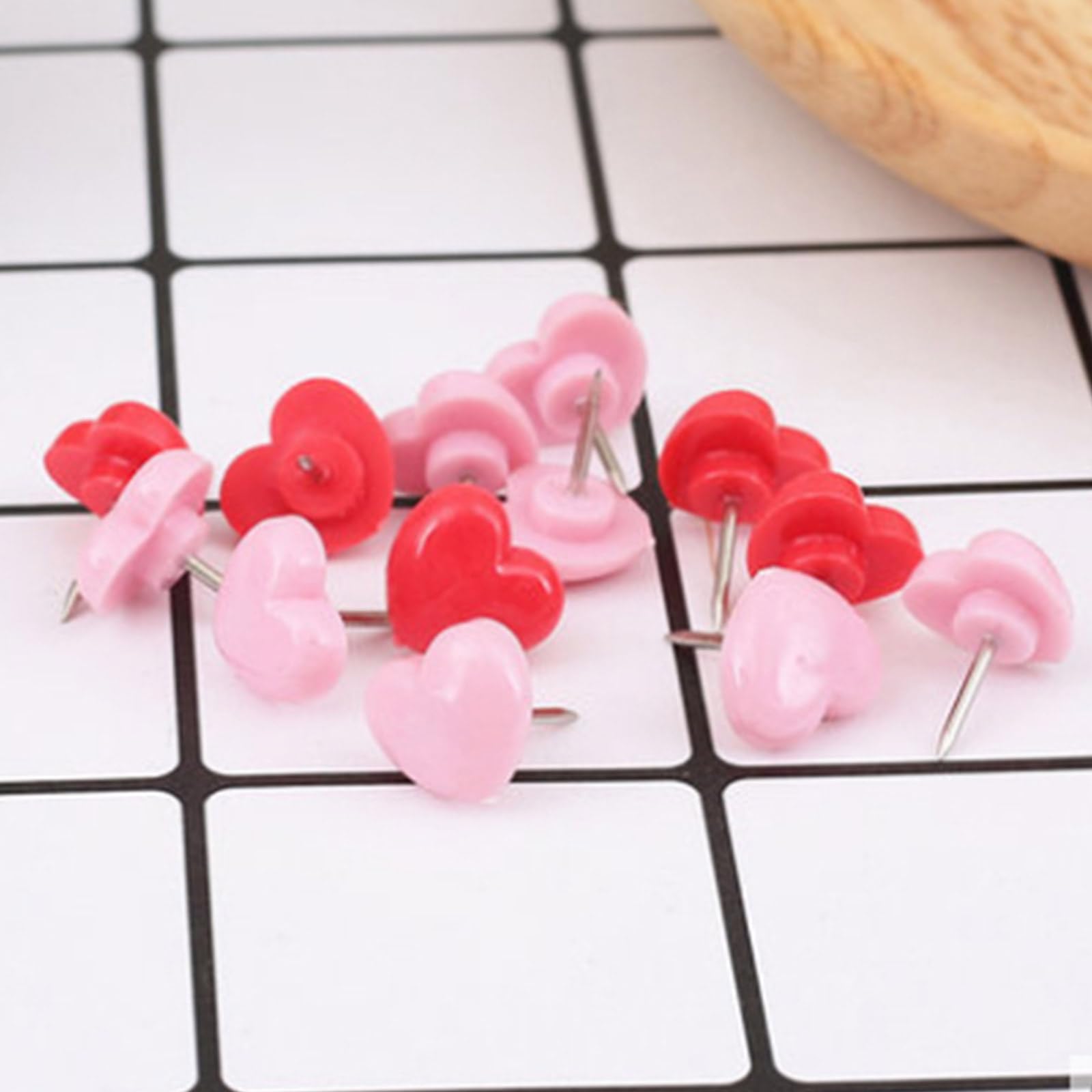 100 Puntine A Cuore Per Bacheche In Sughero - Colorate E Pratiche Per Casa, Ufficio E Scuola - Foto 8