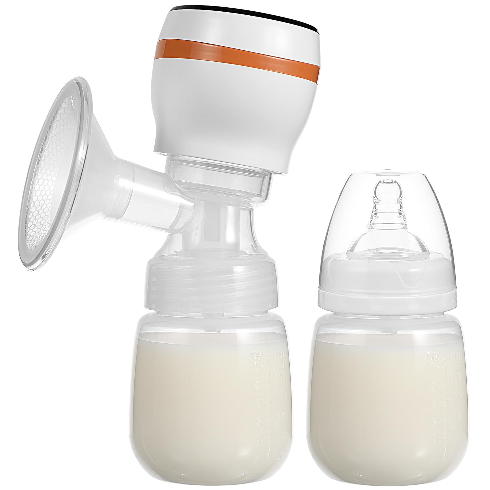 Extractor de Leche Eléctrico Blanco 4 Modos y Resistencia a Altas Temperaturas, Material Pp, Adecuado para Uso Diario Cómodo y Silencioso