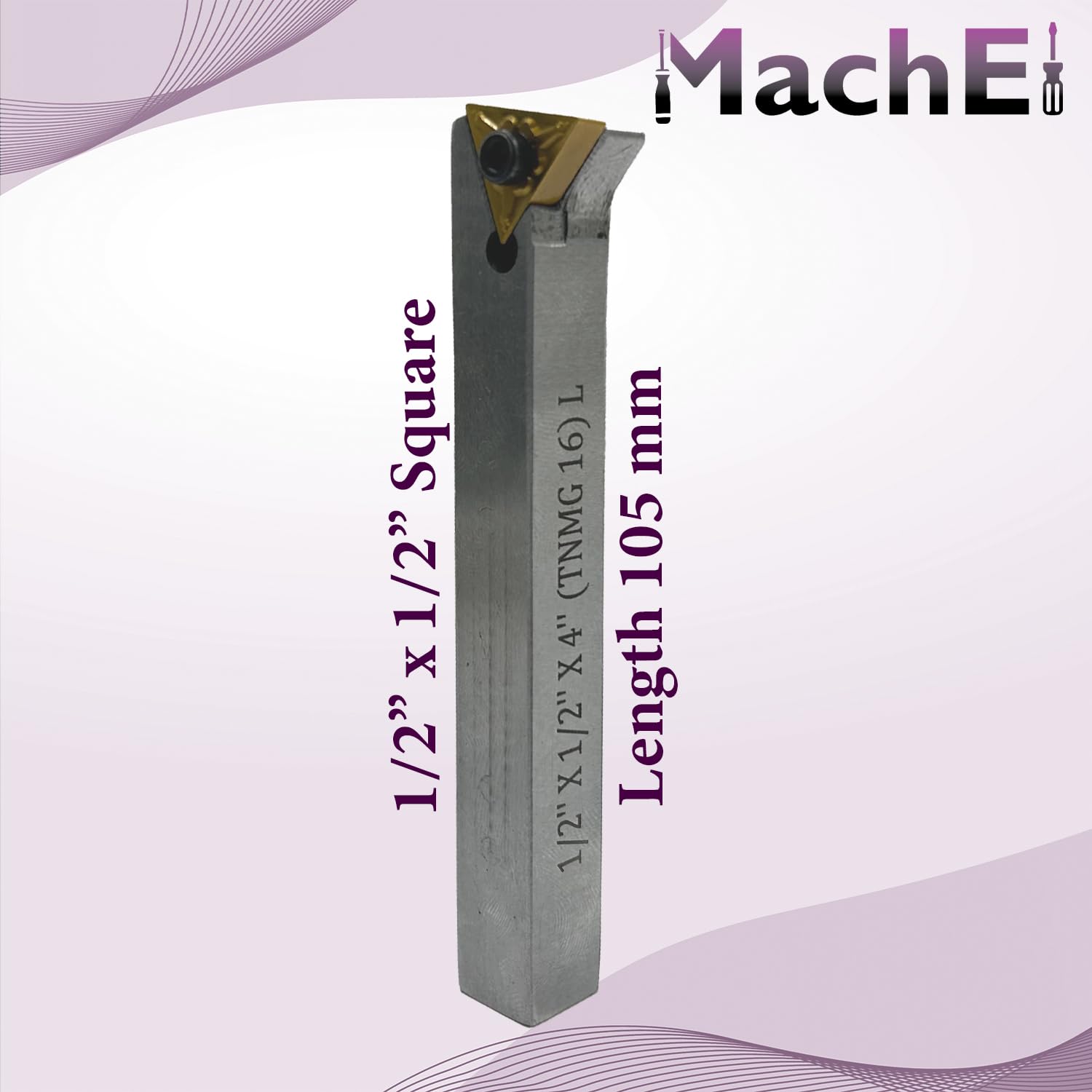 MachEl Frez muchowy 6,3 cm z chwytem R8 do frezarki Bridgeport + 1/5.1 cm x 1/5.1 cm x 10.2 cm frez z węglika spiekanego