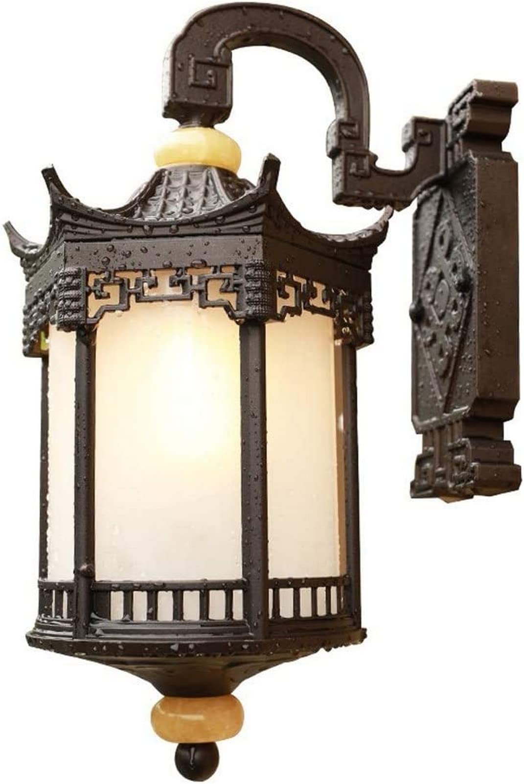 SXECAEPS Wall Lamps Sconces Garden Light Waterproof Lighting E27 Mount Lamp Diecast Aluminum Fixture Sconce Elegant Villa Decoration Lantern