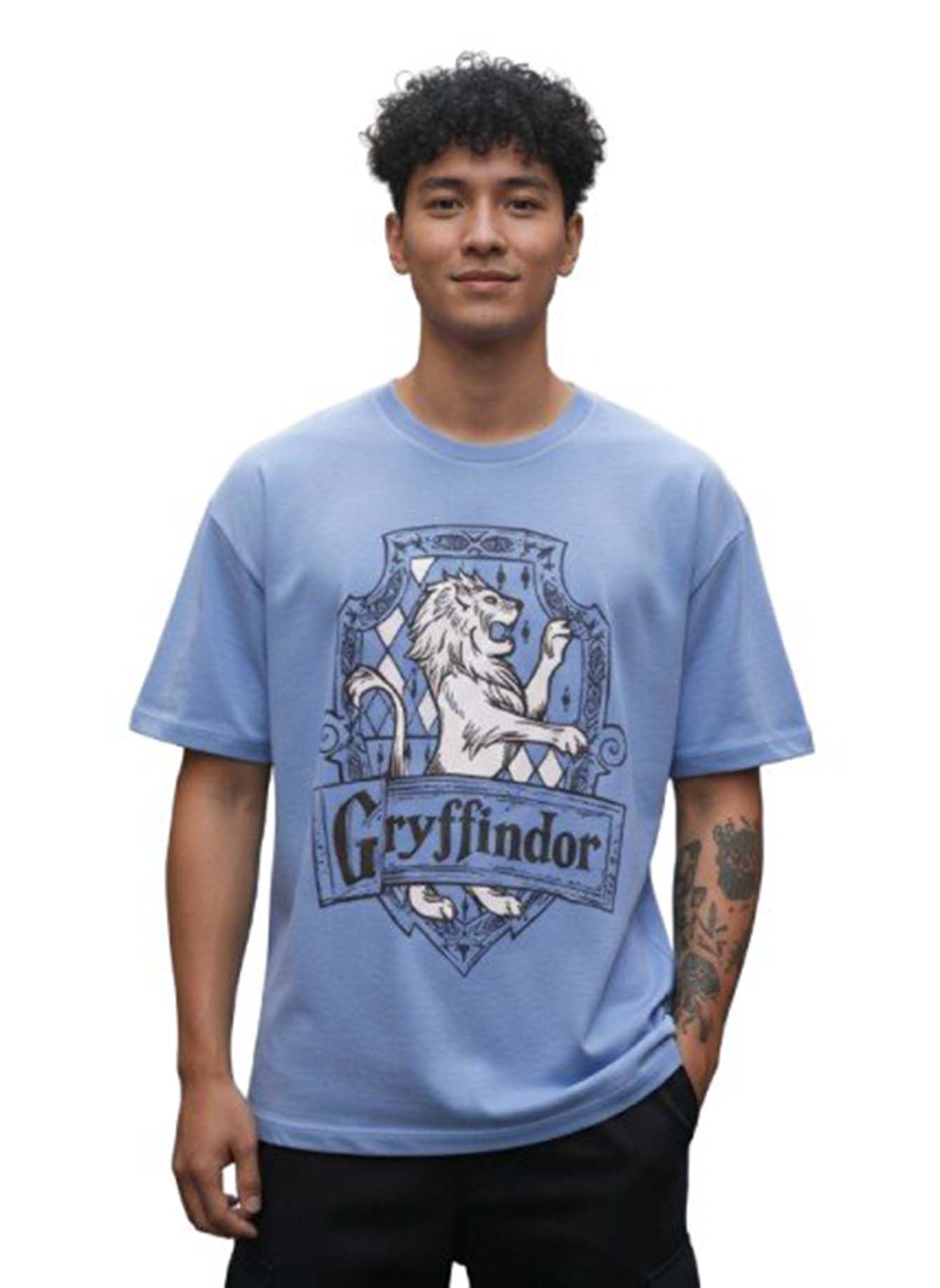 Lymio Camiseta de manga larga para hombre, cuello redondo, camiseta estampada (T-91-94)