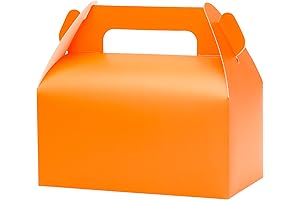 UnicoPak Orange Gable Treat Boxes
