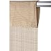 Arsvita Zasłona sznurkowa z tunelem na karnisz, indywidualnie skracana firanka, nowoczesny i elegancki artykuł dekoracyjny w wielu kolorach i wersjach (90 x 250 cm, beżowa – kremowa)