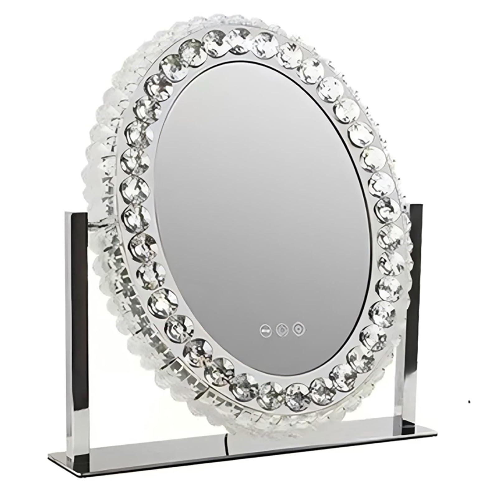 LOOPFKL 女優ミラー 卓上/壁掛け 大きい ハリウッドミラー 女優ミラー LEDライト付き おしゃれ クリスタル 化粧鏡 明るさ調節可能 三色 Amazon.co.jp: LOOPFKL 女優ミラー 卓上/壁掛け 大きい ハリウッド