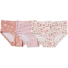 AVA OLIVER Toddler Girls Ultra-Soft Underwear Viscose from Bamboo Tag-Free Briefs 3 Pack
