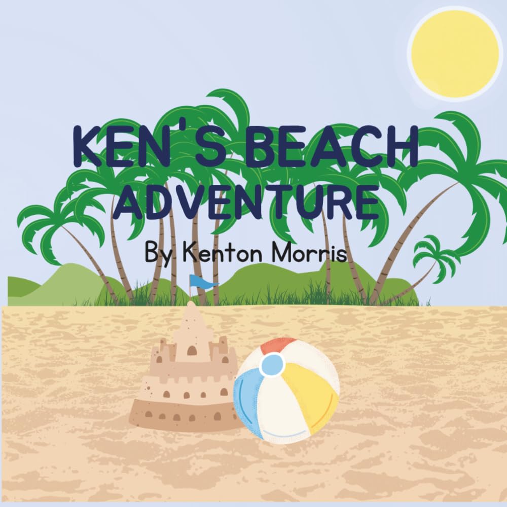 Ken's Beach Adventure: Fun beach day adventure coloring pages for ages 3+
