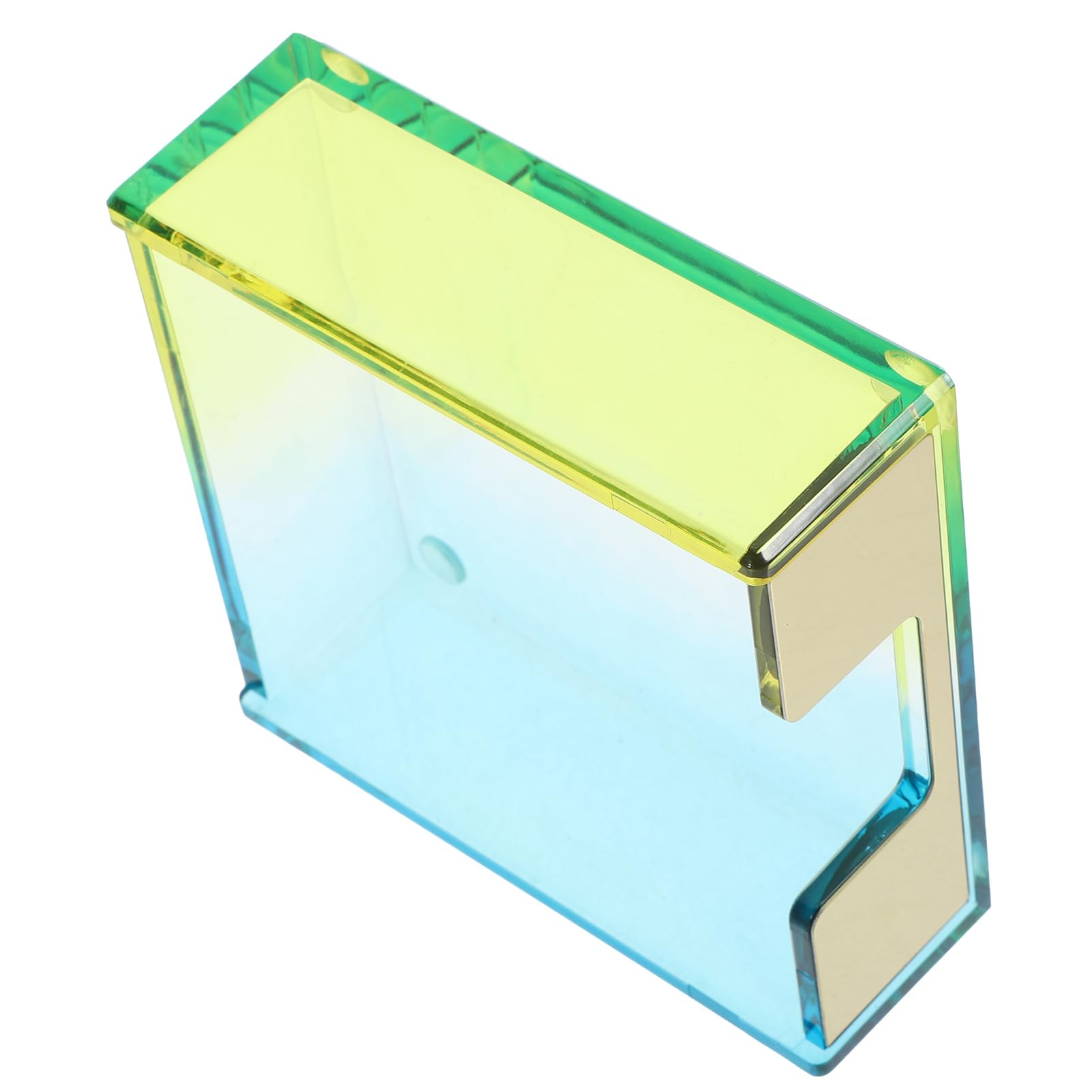 NUOBESTY 3pezzi Organizer Per Scrivania Acrilico Gradiente Porta Blocchi e Memo Contenitore Multiuso Per Forniture Ufficio e Decorazione Desktop Contenitore Per Note e Biglietti Da Visita