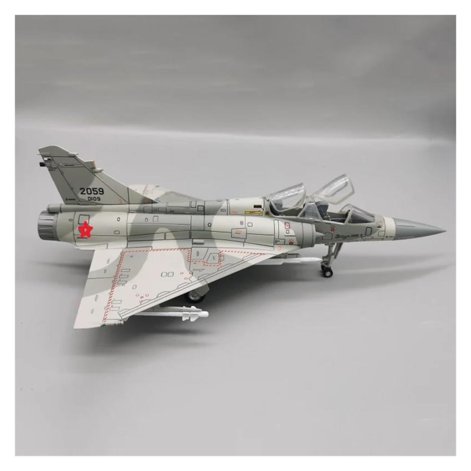 Amazon.co.jp: 航空機 ミラージュ 2000 5Di ダイキャスト 1/72