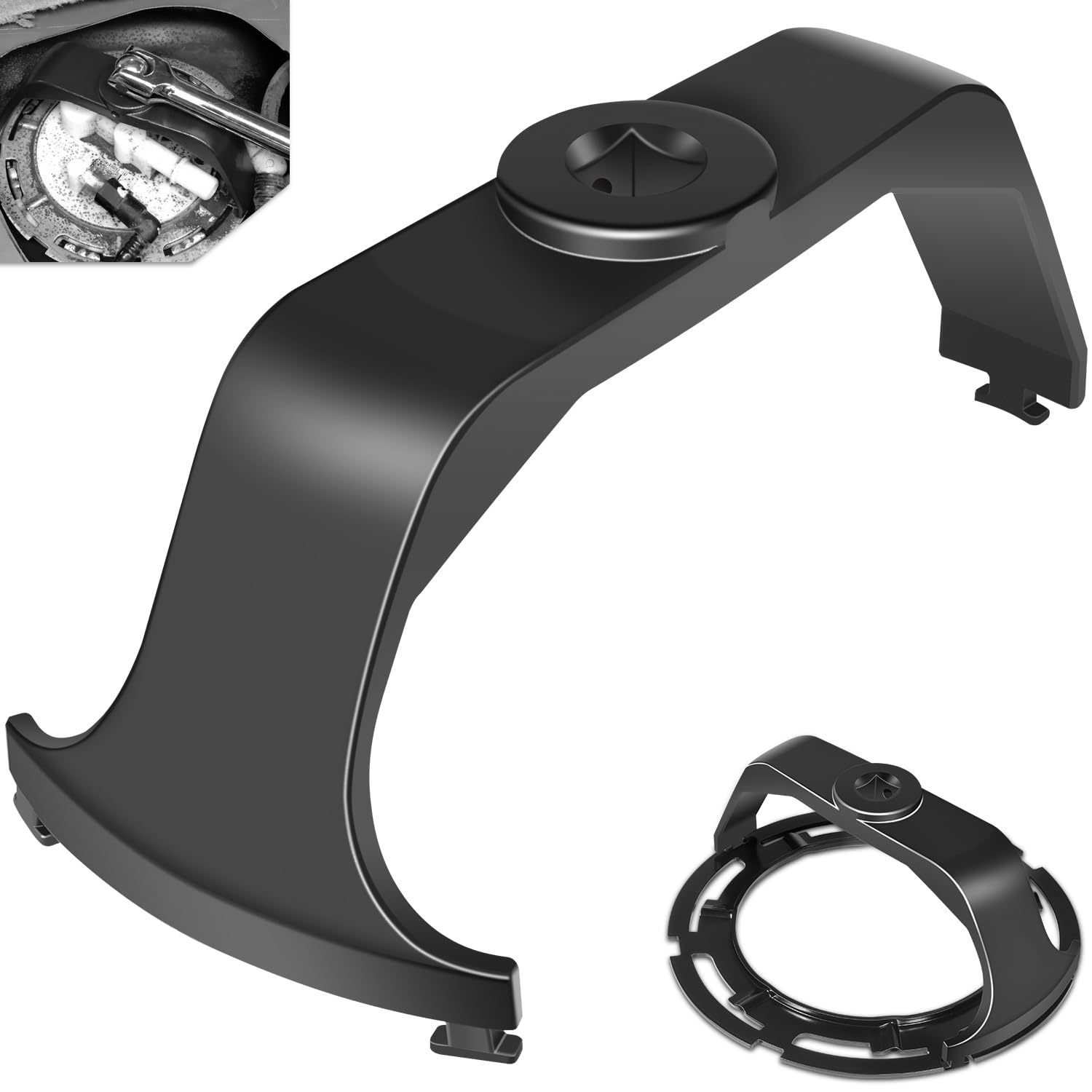 Fuel Tank Lock Ring Tool Fuel Pump Senders Remove Install Tool for Chrsyler Dodge Ford Chevy BMW Benz Volvo Jeep Nissan Replace for OEM 6599