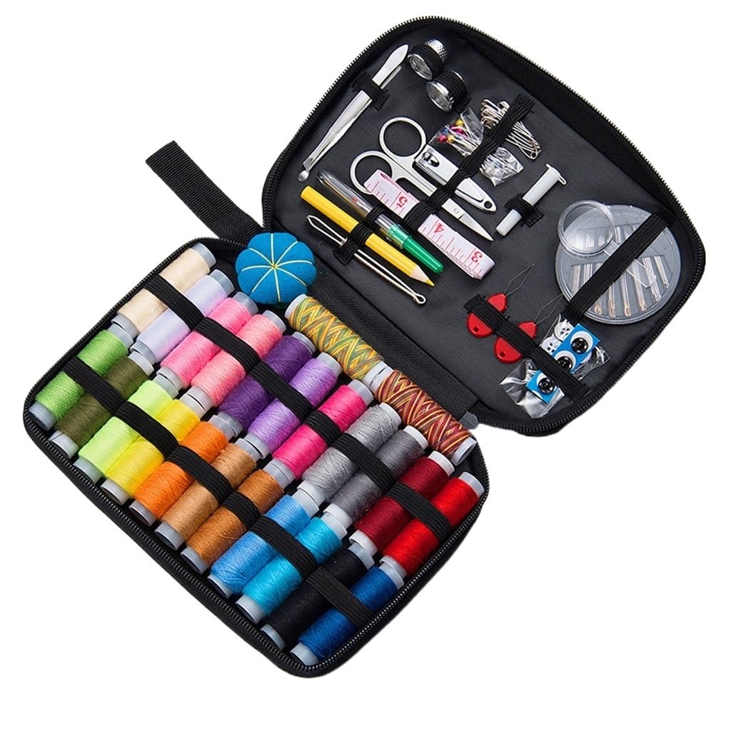 Juego de Herramientas de Costura portátil para Bricolaje, Caja de Costura para el hogar, Kit de Costura para el hogar