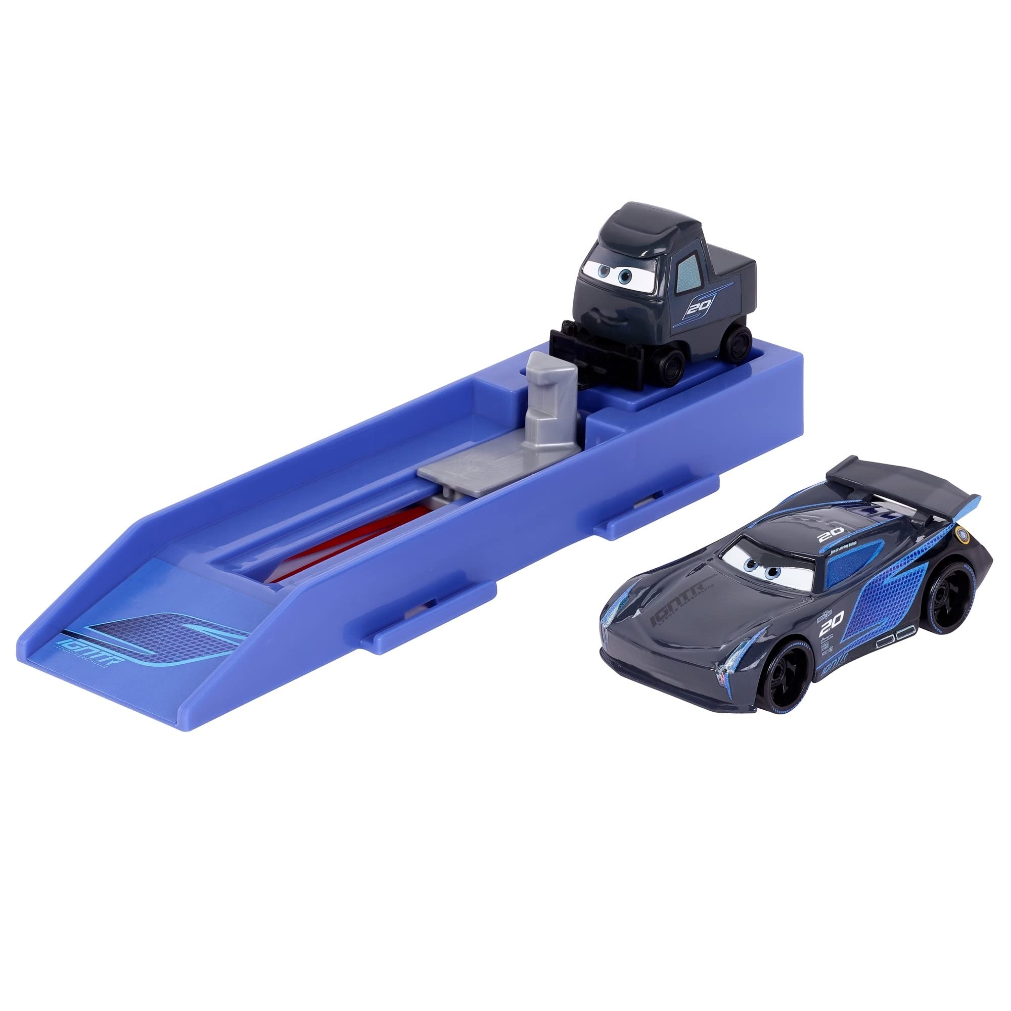 レア　カーズ　ピットクルー ランチャー セット マックィーン ジャクソンストーム Amazon.co.jp: ディズニー ピクサー カーズ ランチャー + ダイキャスト
