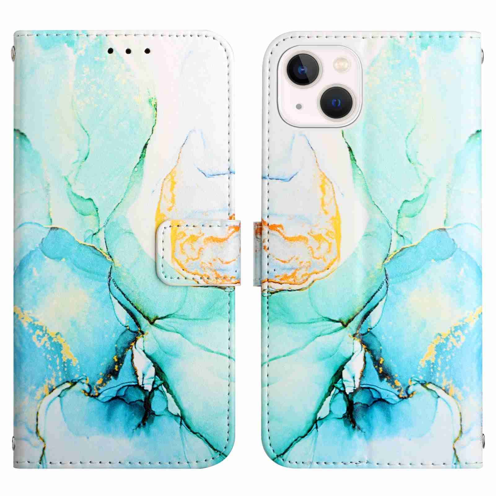 SuperShield Compatible With IPhone 14 Pro Max Wallet Case,Marble Design PU Leather Flip Case With 3 Card Slots Kickstand For Girl Women Shockproof Protective Cover