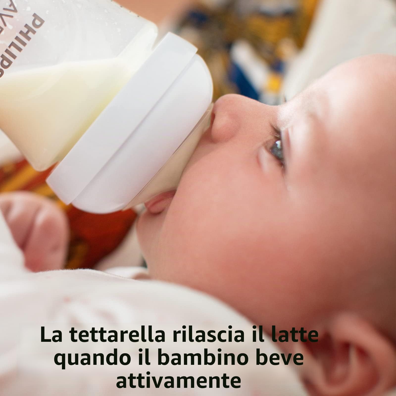 Philips Avent, 2 flaconi in vetro naturale con ciuccio reattivo, 240 ml, (modello SCY933/01)