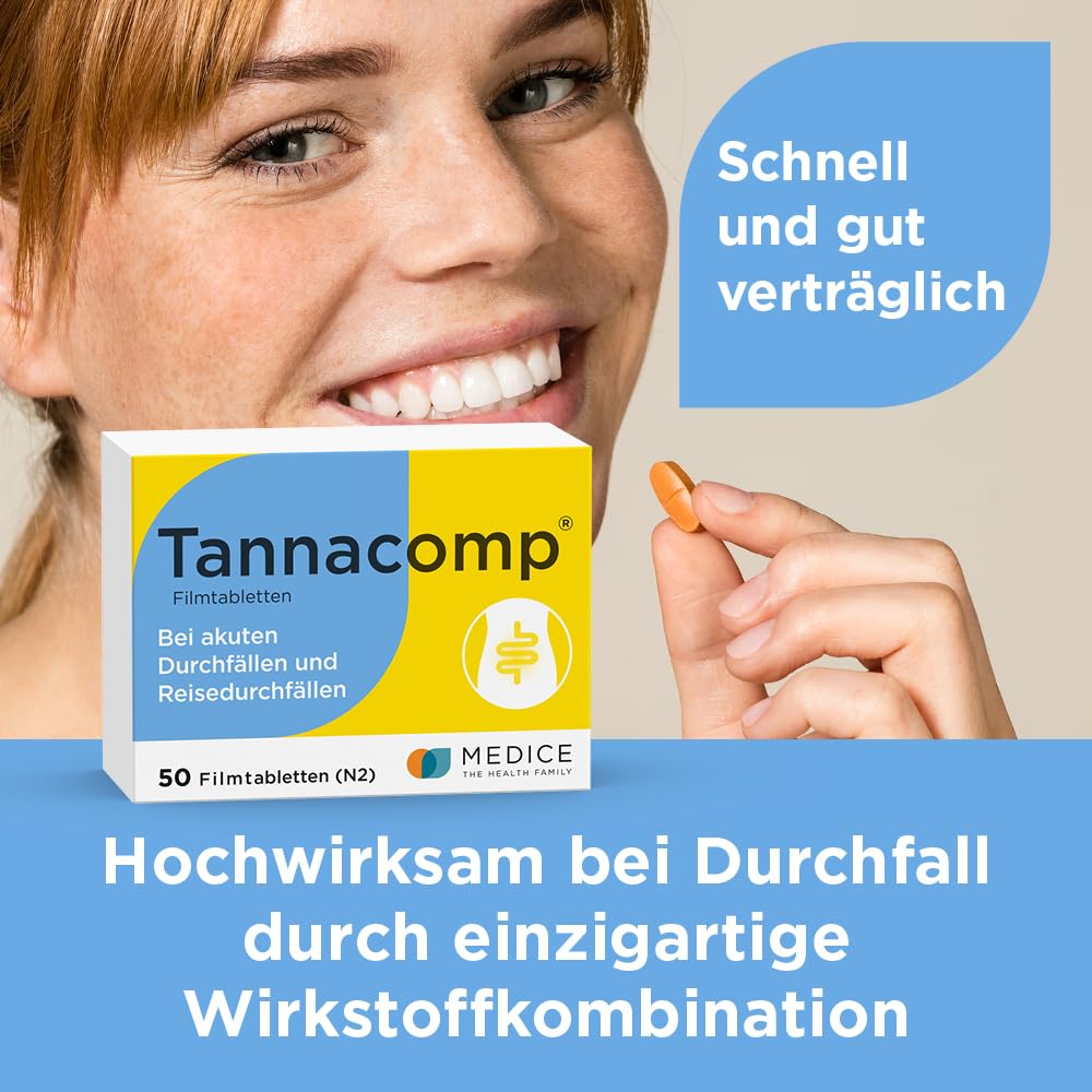 50 Filmtabletten bei akutem Durchfall & Bauchkrämpfen - schnelle & zuverlässige Hilfe - für Kinder ab 5 Jahren