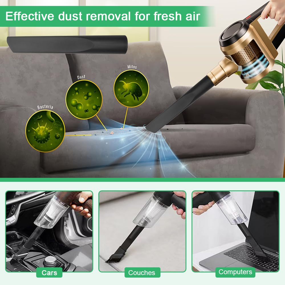 Kit Accessori Aspirapolvere 6 Pezzi | Con Adattatore 32-35 Mm | Spazzole Per Pulizia Profonda - Foto 10