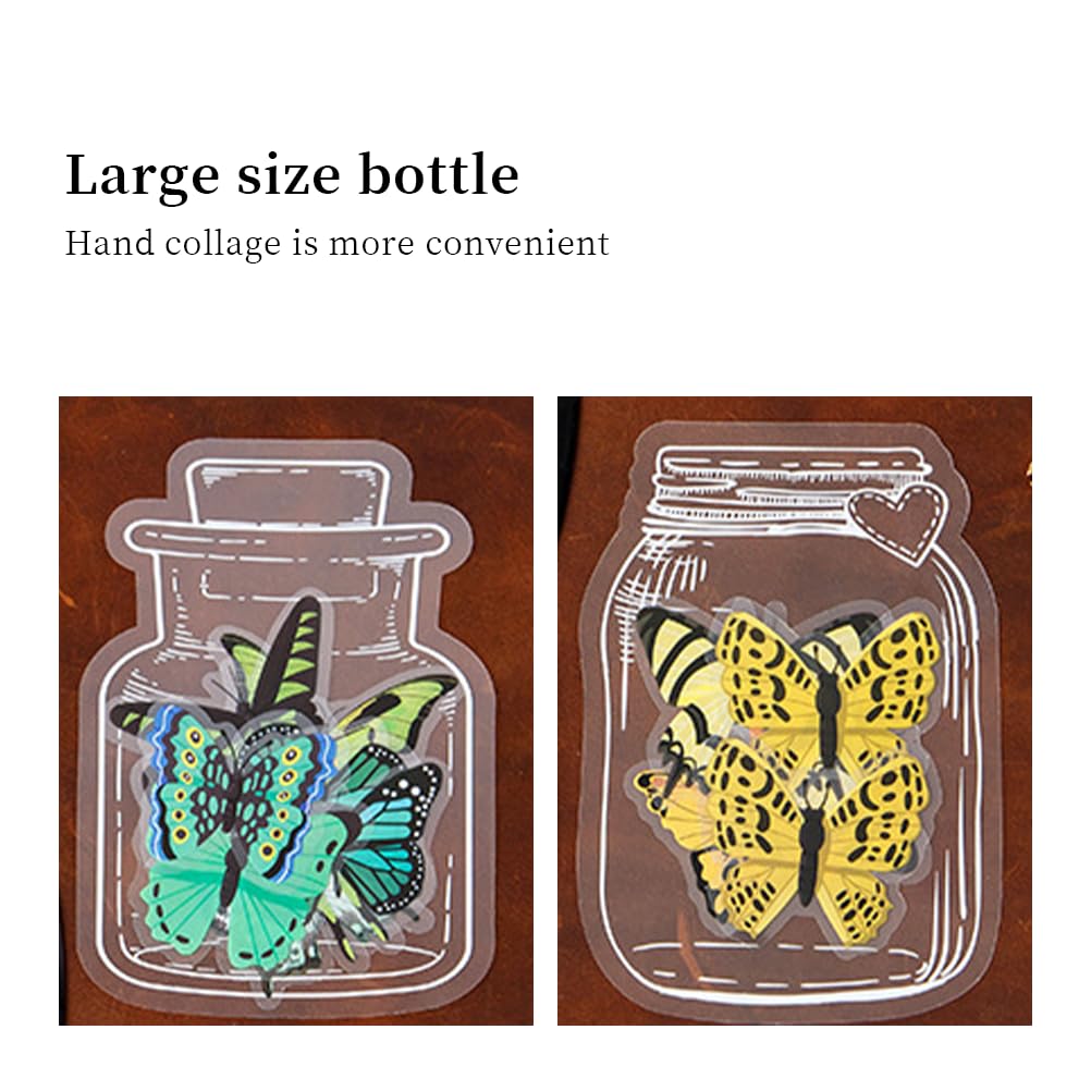 Segnalibri Trasparenti Con Fiori Secchi - 20 Pezzi Autoadesivi Per Lettura - Foto 8