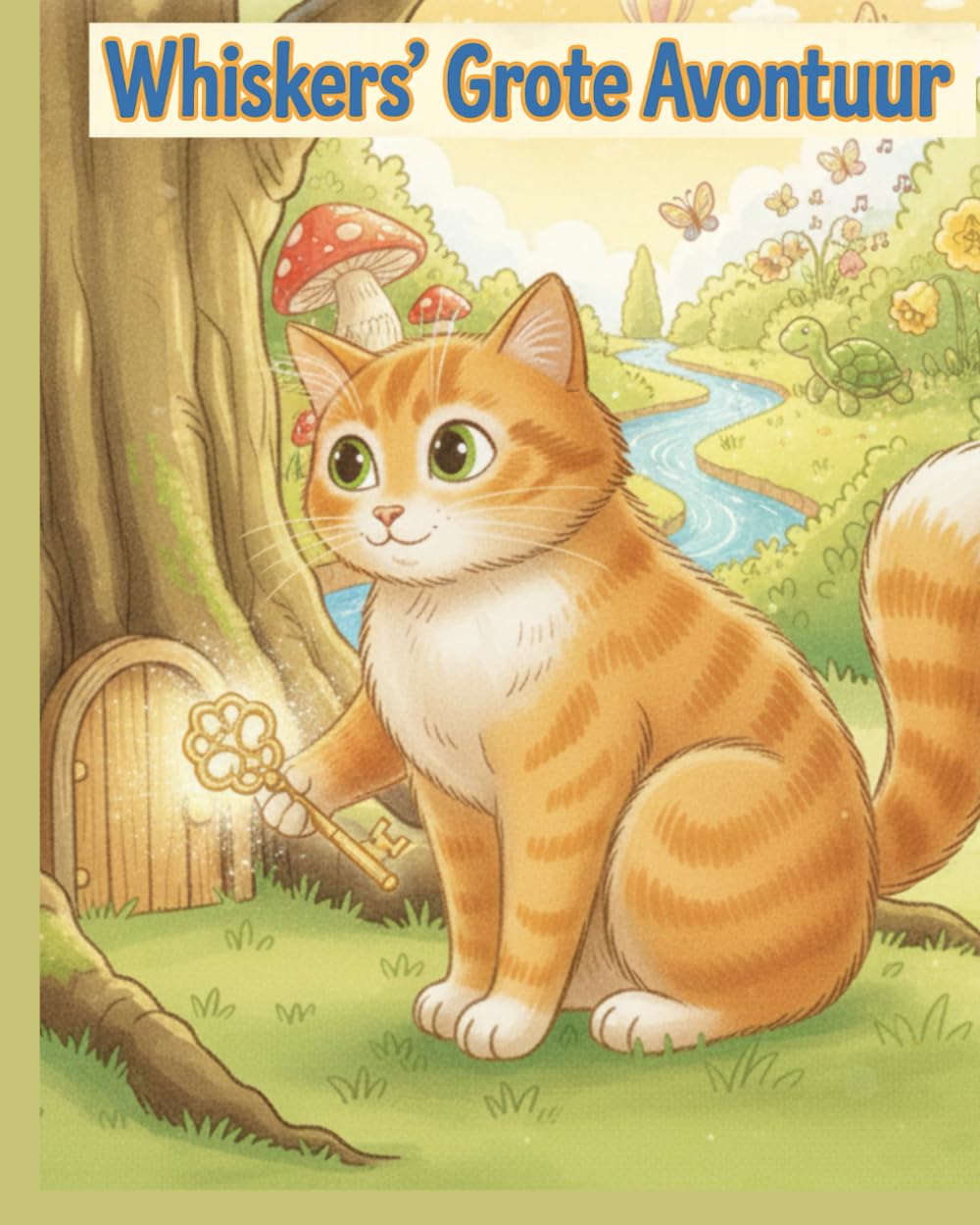 Whiskers' Grote Avontuur: Een Magisch Kattenverhaal voor Kinderen