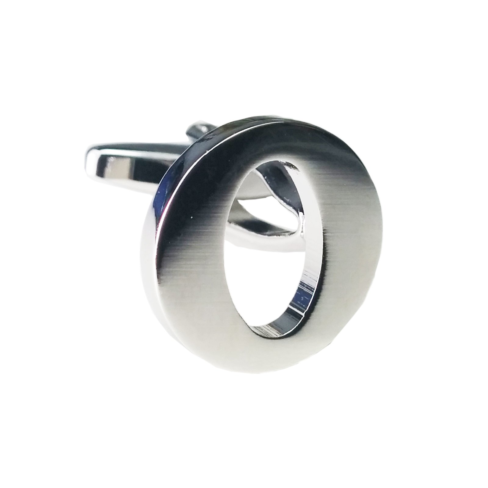 Charles William Men's Cufflinks - Silver - Letter O