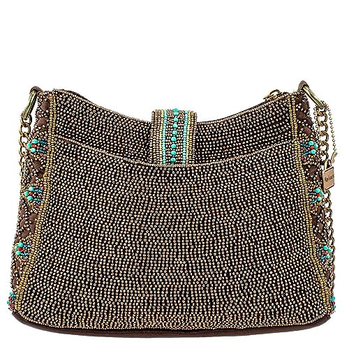 Mary Frances Sway with Me Beaded Crossbody Handbag – Boho Chic Purse with Vibrant Color Pop, Multicolor3
