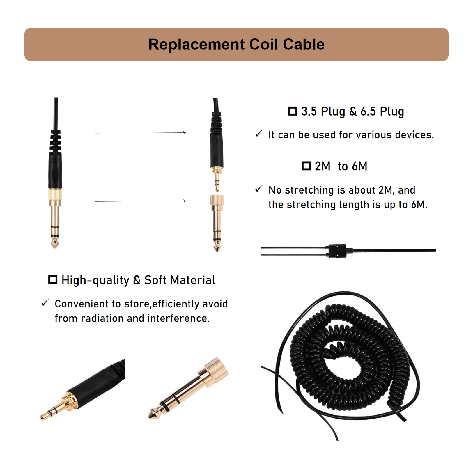 Cavo A Spirale Beyerdynamic PRO X - Ricambio Per Cuffie Serie PRO X - Foto 2