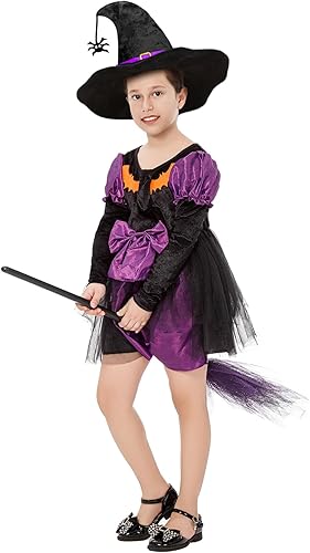 Miniatura 2 de HPMNS Disfraz de bruja para niños pequeños