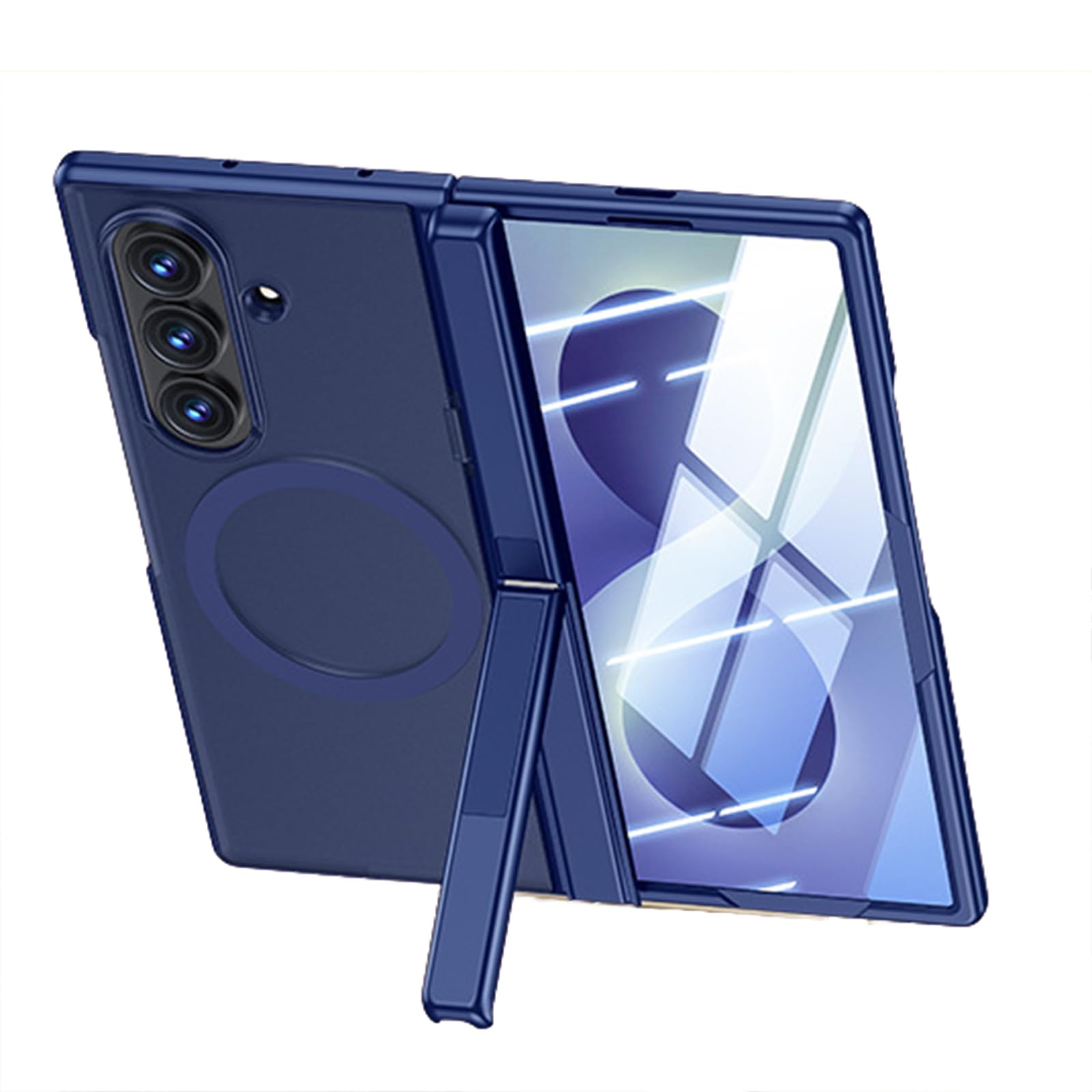 Magnetyczne etui do Samsung Galaxy Z Fold 8 Ultra, twardy PC Gefrostet
