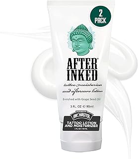 After Inked Tattoo Aftercare Lotion – Moisturizing Balm for Inked Skin, ...