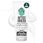 After Inked Tattoo Aftercare Lotion - Moisturizing Balm for Inked Skin, As Seen on INK MASTER - Hydrating Cream with Grape Seed Oil, Skin Nourishment & Daily Maintenance - 3 Fluid oz Tube (2-Pack)