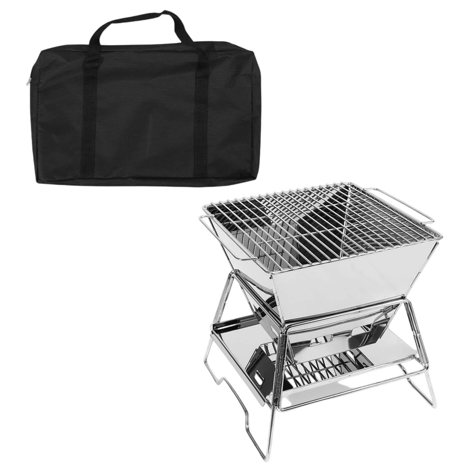 Msioytog Multicolor Strong Bending Barbecue For 3 4 People Rustless Transportable Plan Permanent