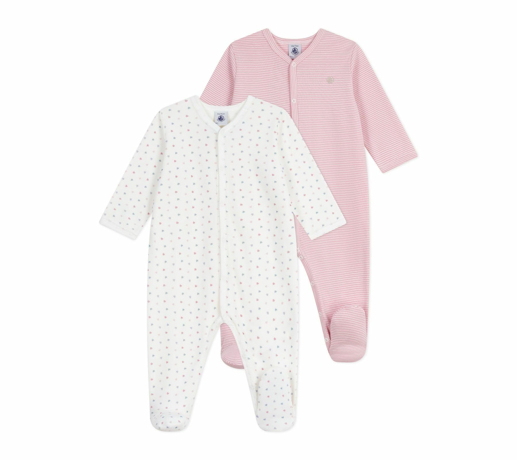 Petit Bateau - Conjunto de Pijamas de bebé de algodón Impreso