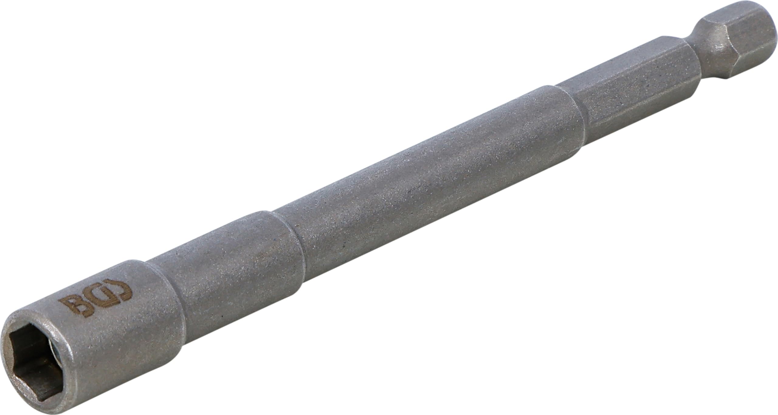 BGS 2763 | Llave de vaso hexagonal, extra larga | para taladros eléctricos | entrada 6,3 mm (1/4") | 7 mm