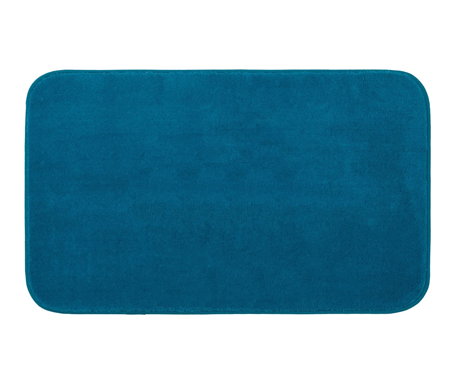 Gözze - Premium Rutschfester Badteppich, RIO, 100% Microfaser, 70 x 120 cm - Petrol