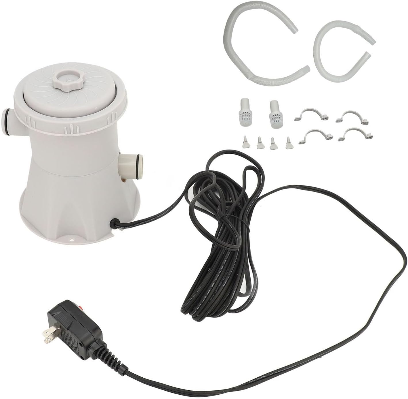 Pool Filter Sand, 300gal Improved Circulation Pool Filter Pump, Pool Cartridge Filter Pump, Pool Pumps Ground, Pool Filter Pump with Energy Saving for Swimming Pool