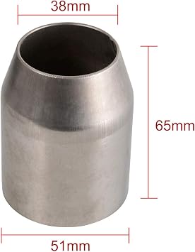 38-51mm Universal Motorcycle Short Exhaust Muffler Compatible with Most Motorcycles Dirt Bikes Scooters