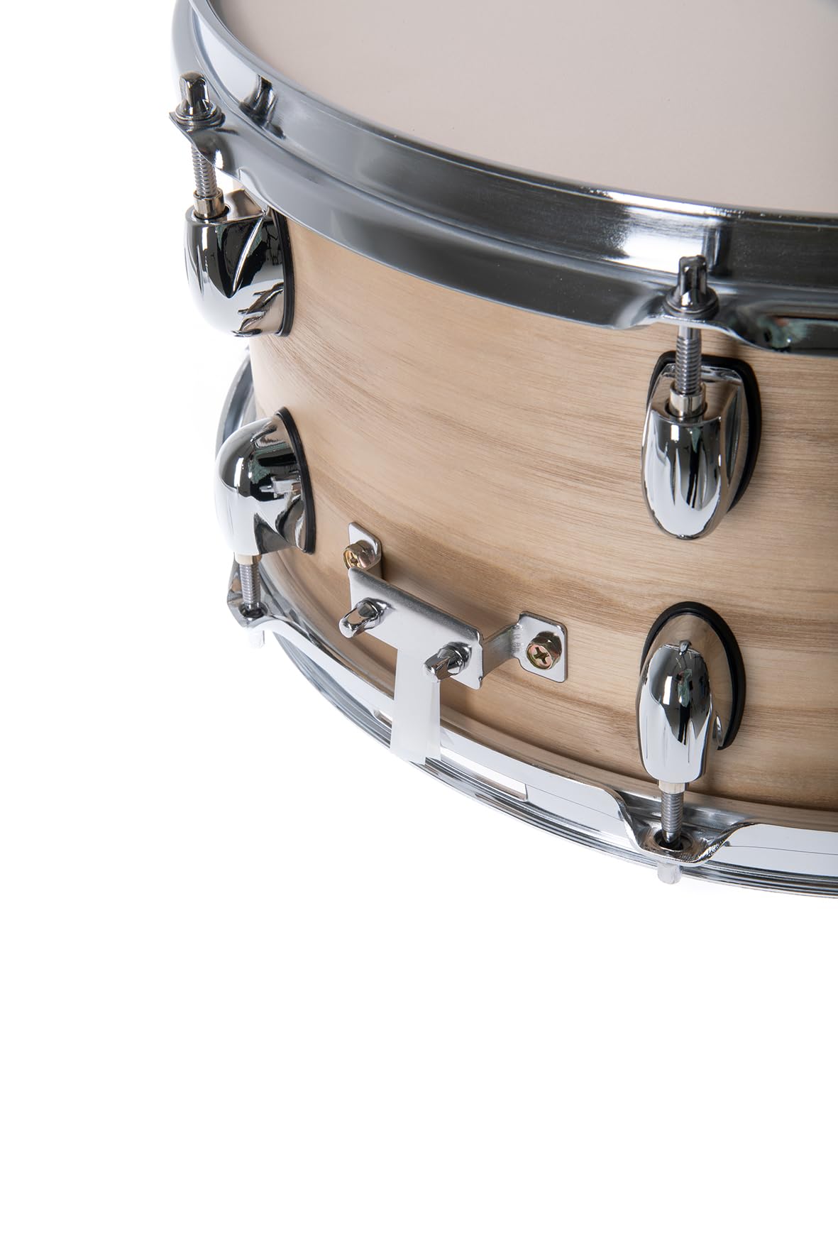 Gretsch Snare Drum Full Range Ash - 14" x 6,5" - 10-lagiger Esche Kessel - 30° Kesselgratung - Satin Natural Finish - Stahlspannreifen - S1-6514-ASHSN