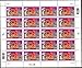 Year of the Snake: Lunar New Year, Full Sheet of 20 x 34-Cent Postage Stamps, USA 2001, Scott 3500