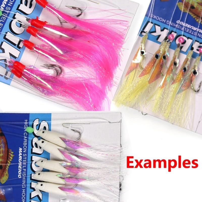 Material sintético para atar moscas 5.91 pulg 2 piezas colorido miniatura 5