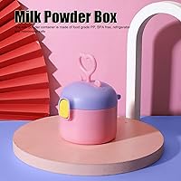 Vista 4 de Dispensador de fórmula para bebés, contenedor de fórmula portátil para viajes, contenedor de leche en polvo portátil de 8.5 fl oz de grado