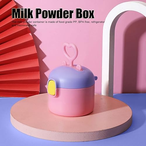 Miniatura 4 de Dispensador de fórmula para bebés, contenedor de fórmula portátil para viajes, contenedor de leche en polvo portátil de 8.5 fl oz de grado