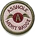 WZT Asshole Merit Badge Morale - Tactical Patch (3PCS)