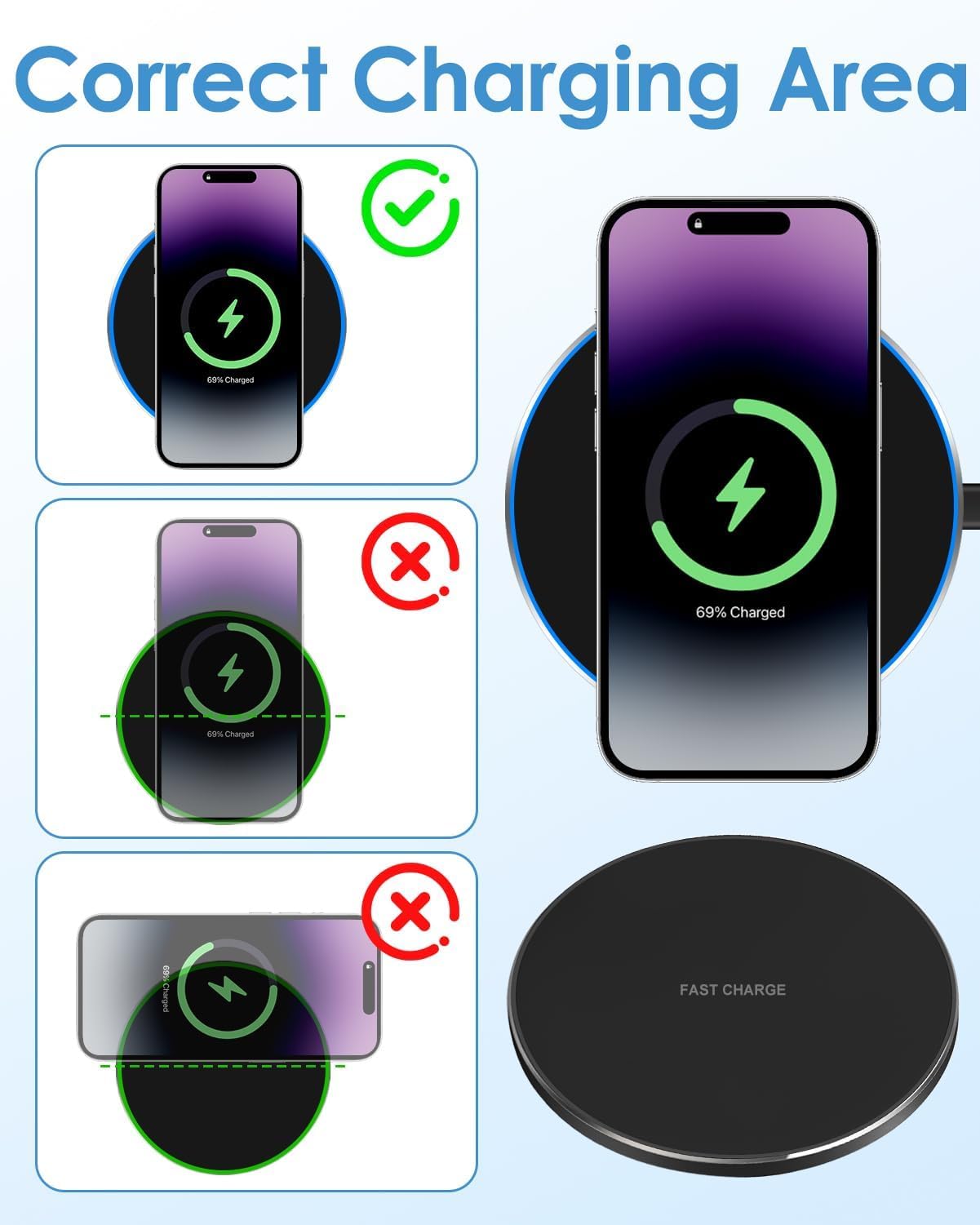 15 W draadloze oplader standaard Qi inductief laadstation voor Samsung Galaxy S25 Ultra S24 S23 draadloze oplader voor mobiele telefoon voor iPhone 17 Air 16 15 14 13 12 11, Google Pixel 9 Pro 8 a 7 6