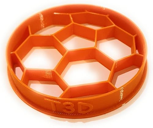 Miniatura 5 de T3D - Juego de 3 cortadores de galletas de fútbol, pelota, zapatos y camiseta de fútbol, adecuado para pasteles, galletas y fondant, molde para
