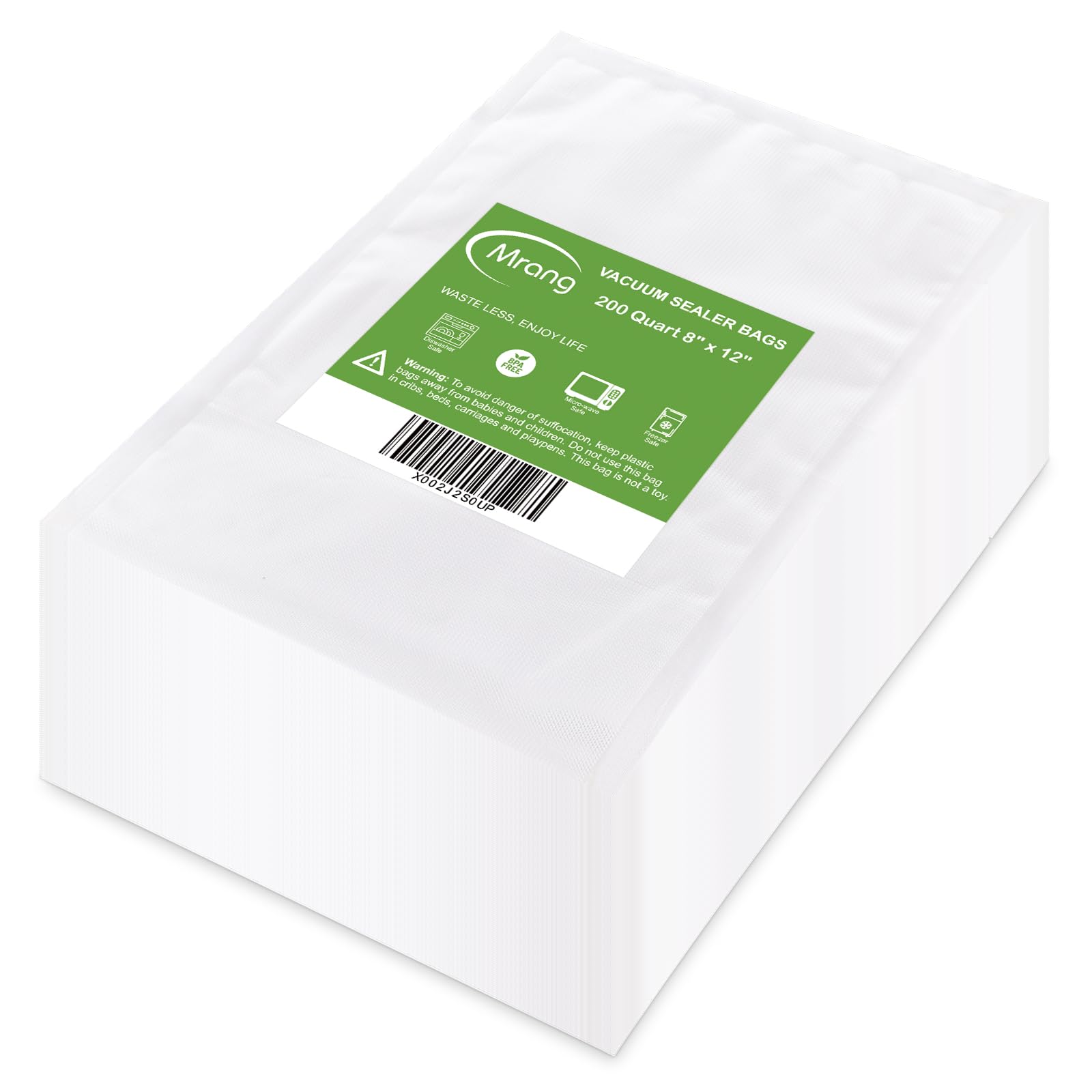 20 Pcs Sac Sous Vide Alimentaire Réutilisable 30x34cm Sans