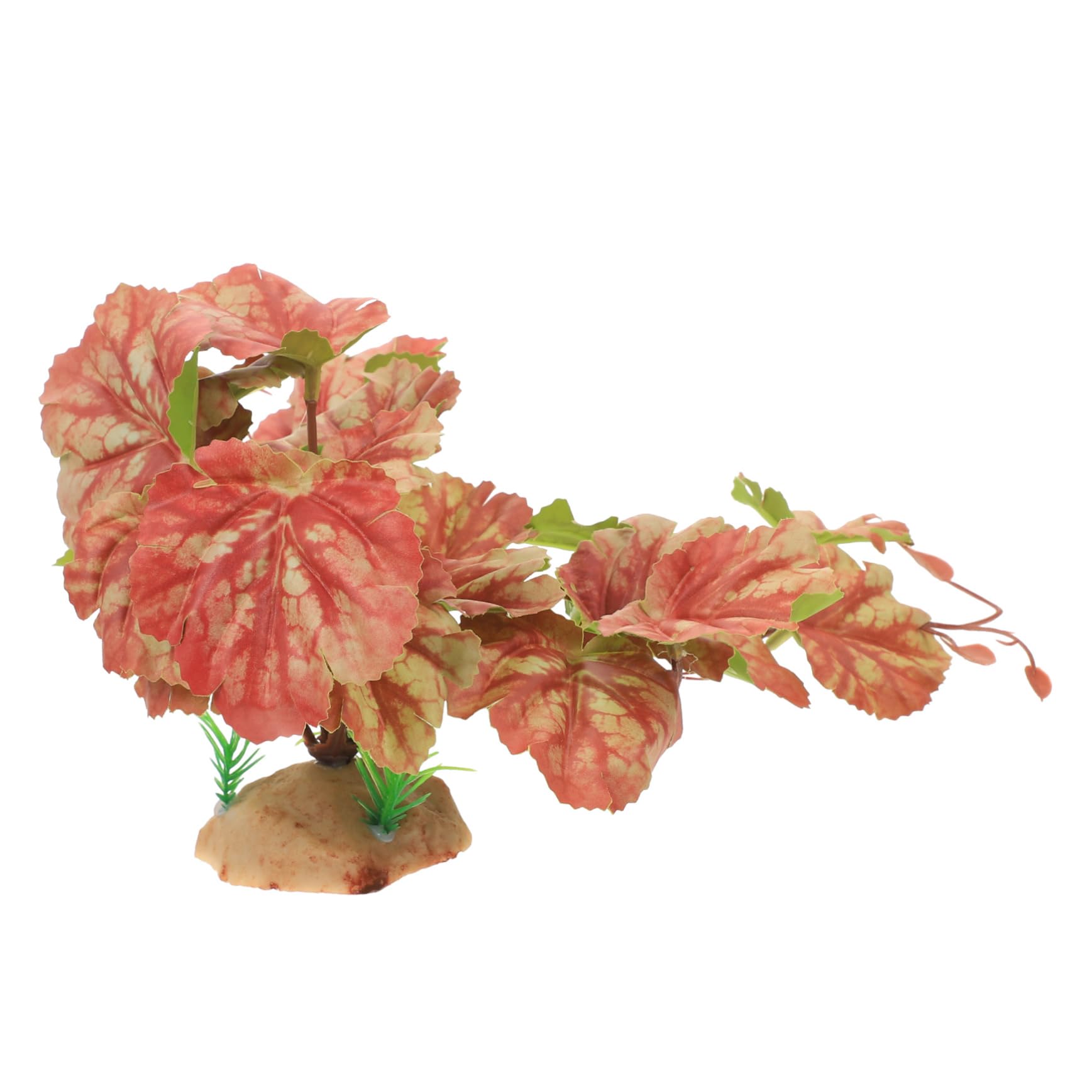 Happyyami 5piezas Planta Artificial De Terrario para Reptiles Decoración Realista De Acuario y Terrario Adorno Simulado para Habitat De Reptiles y Acuarios para Decorar Espacios y para