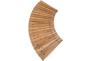 Plow & Hearth Curved Hardwood Pathway