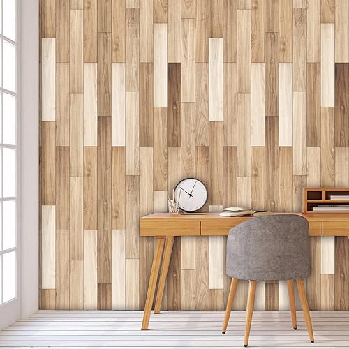 Miniatura 4 de SAMCAMI Accesorios para casa de muñecas en miniatura, papel tapiz y suelo de casa de muñecas autoadhesivos, accesorios para casa de muñecas mini